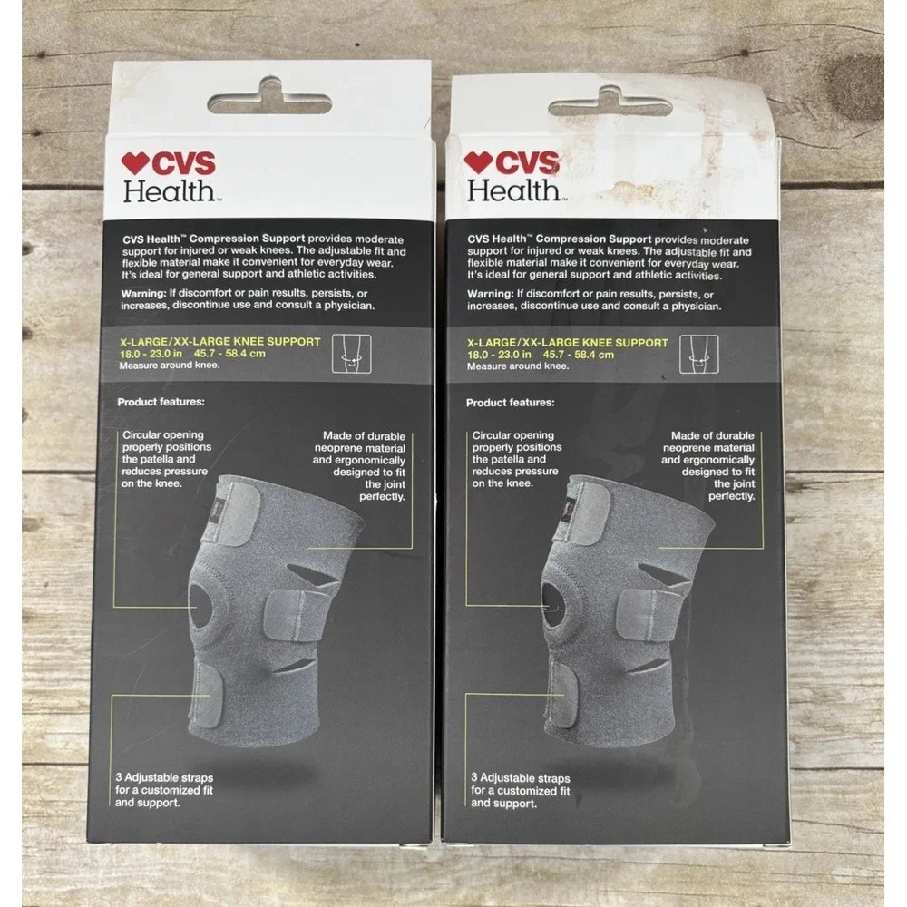CVS Health Xl Xxl , Moderate Support, KNEE, Active Compression Support, 2‎